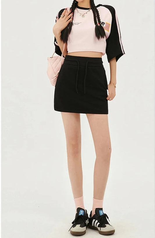 Fanny Vintage High Waist Short Skirt