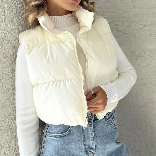 BC Sleeveless Jacket Turtleneck Versatile