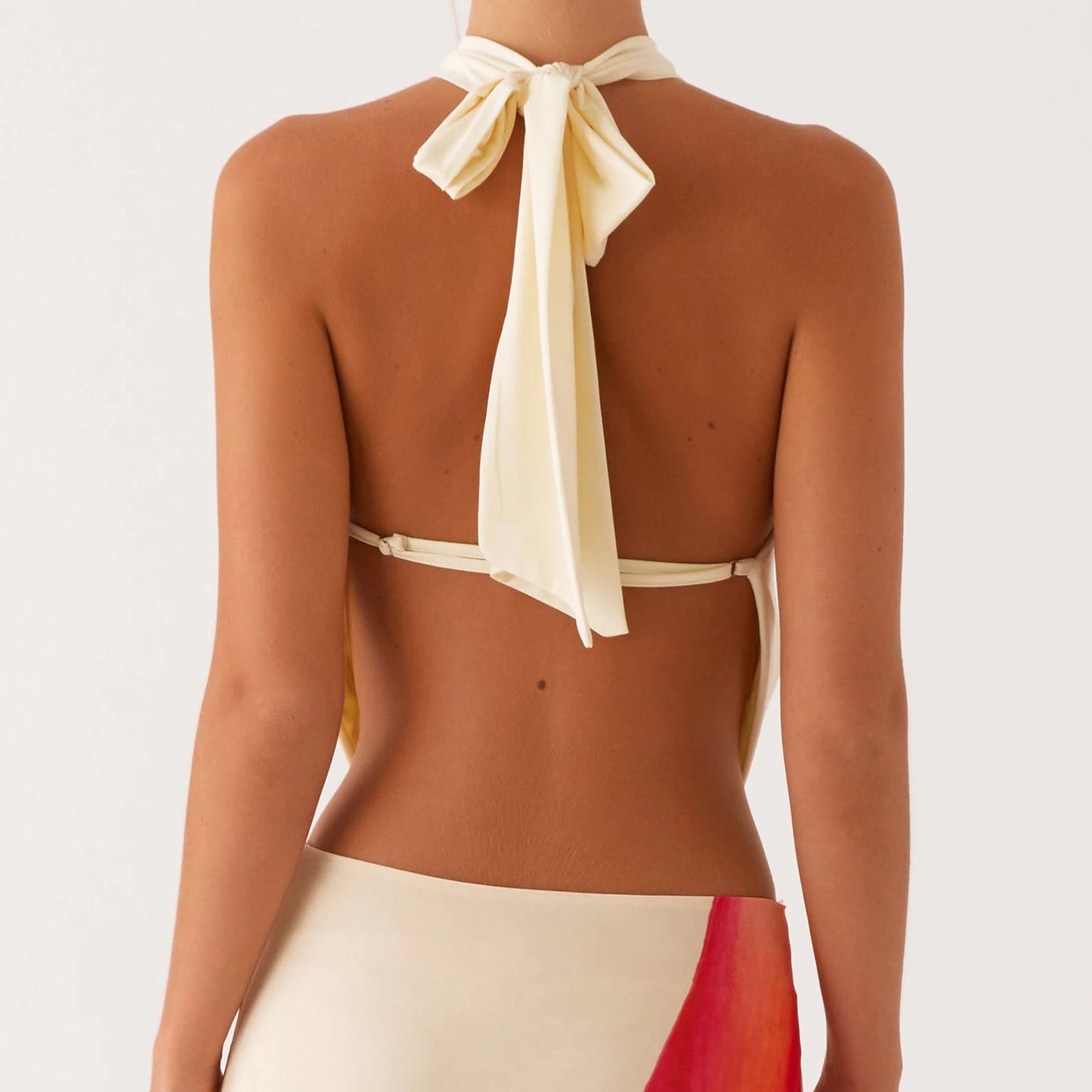 Maemuk Halter 3D Flower Top