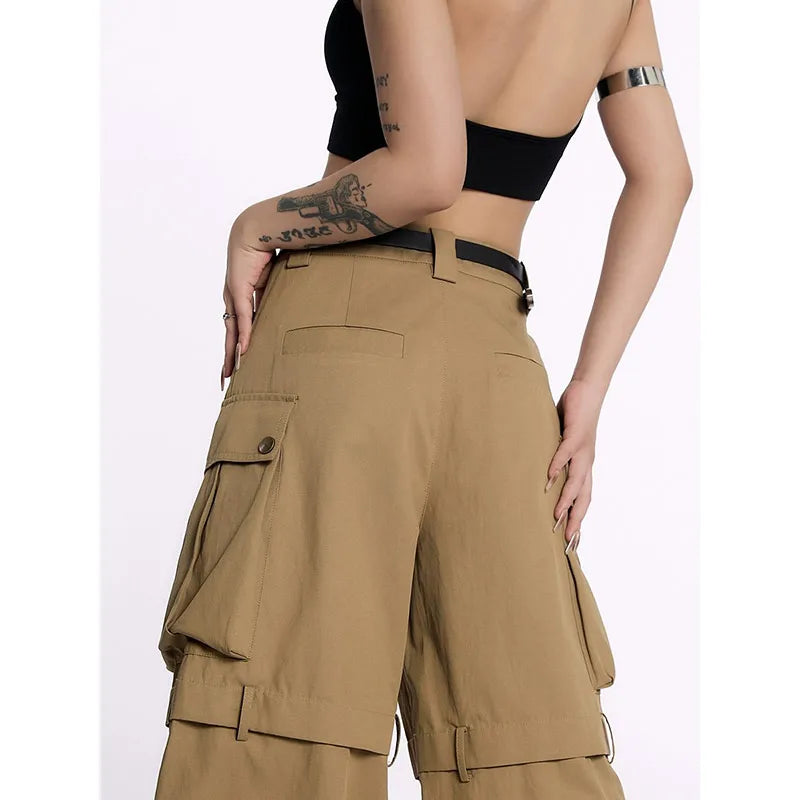 O.P.3 Contrasting Vintage Pocket Cargo Pants