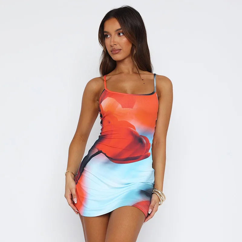 Dali BC Floral Backless Dress