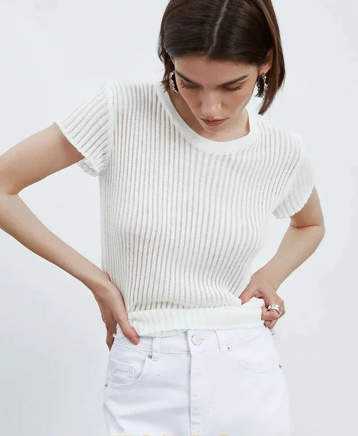 KZ See ThroughTop Short Sleeves