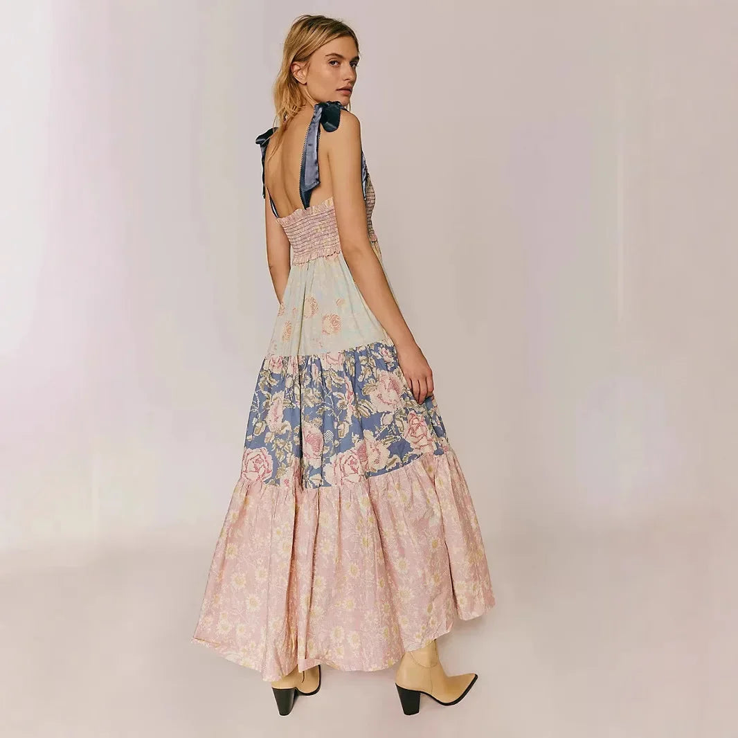 Chlo French Smooth Printed Tank Dress
