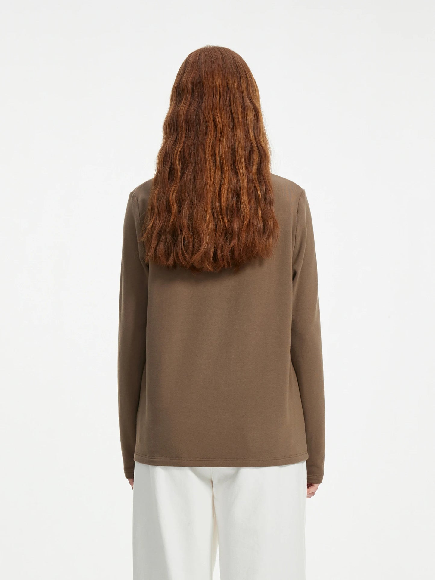 Pullover Round Neck Straight Long Sleeve