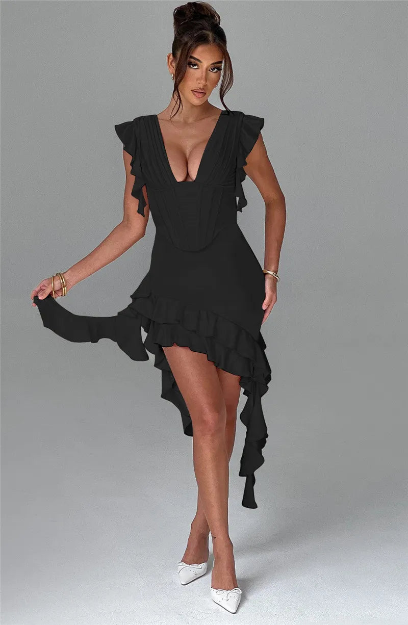 Vi Ruffle BC Mini Dress