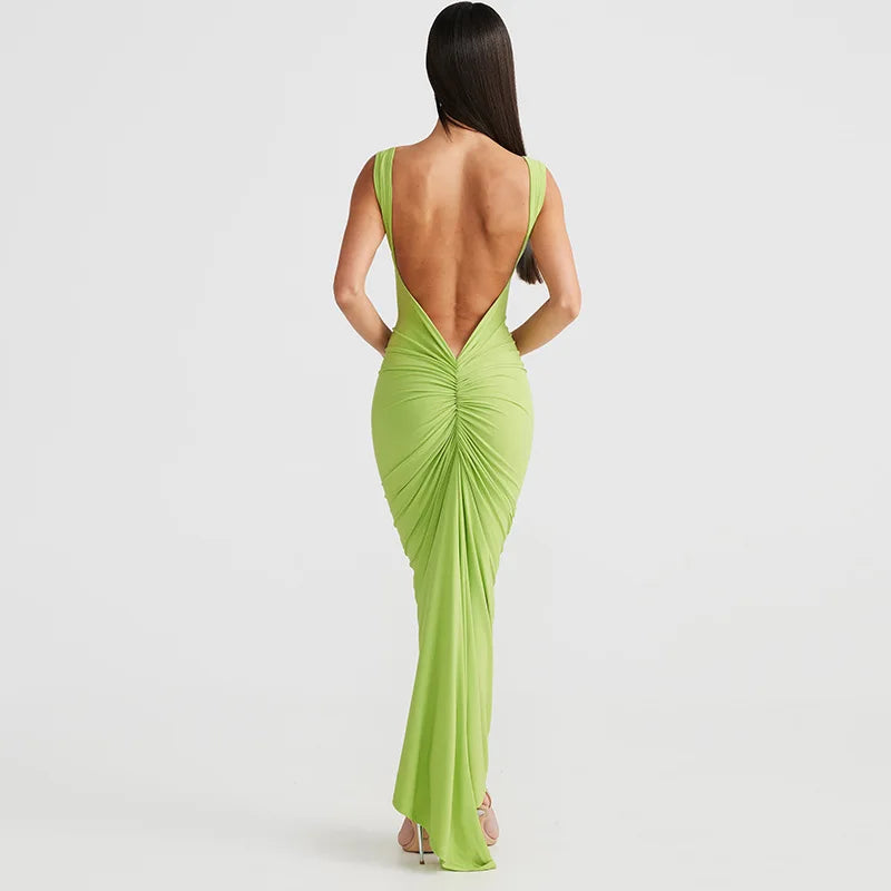 Britt Backless Long Dress