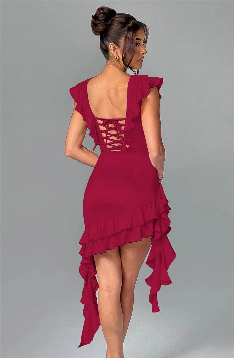 Vi Ruffle BC Mini Dress