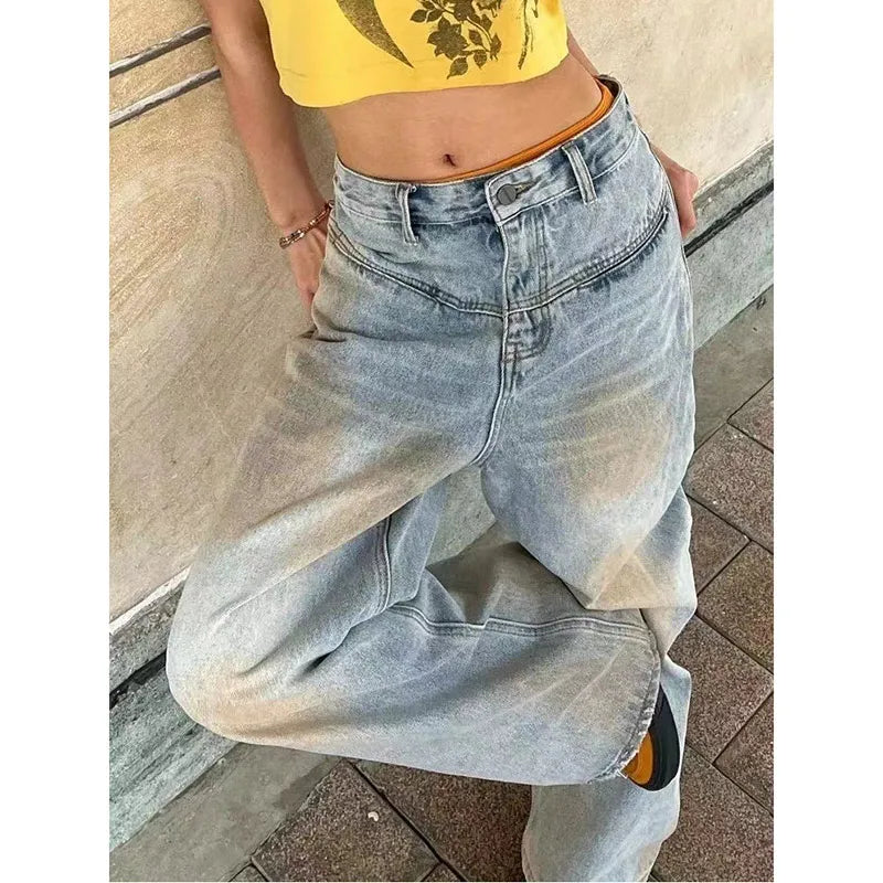 Y2k Oversize Denim Aesthetic