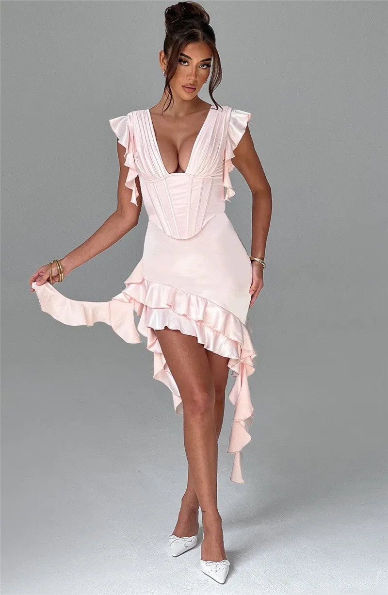 Vi Ruffle BC Mini Dress