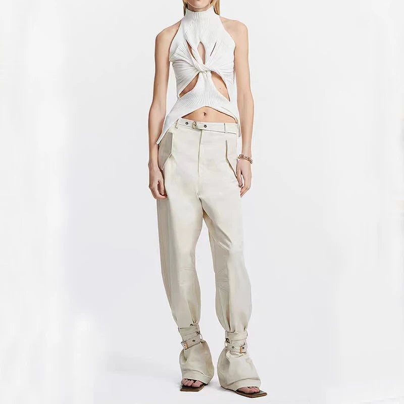 Kim Turtleneck Knitted Hollow Out