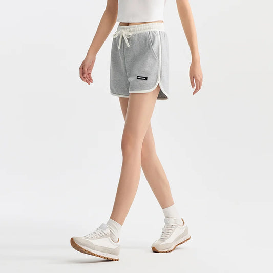 Dee BG Elastic Waist Loose Texture Shorts