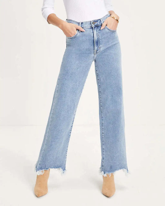 Vintage High Waist Straight Denim