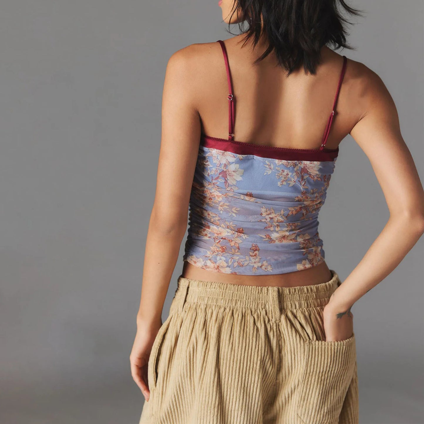 Arel Y2K Retro Cami Vintage Tank Top Sleeveless