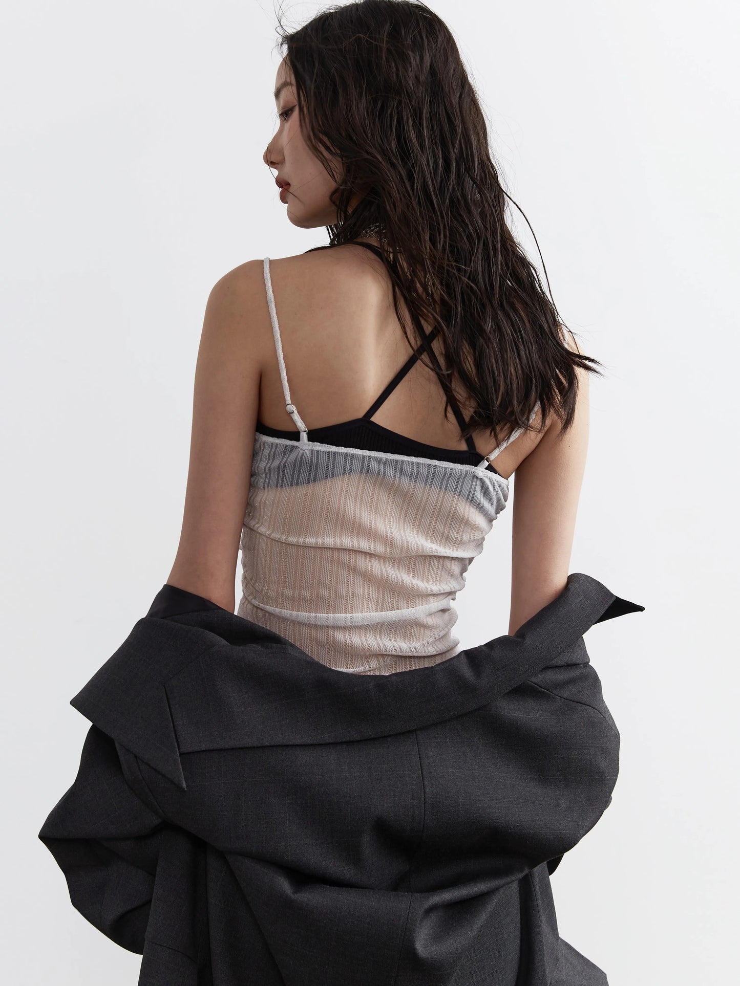 Kcat Y2k See Through Tank Top