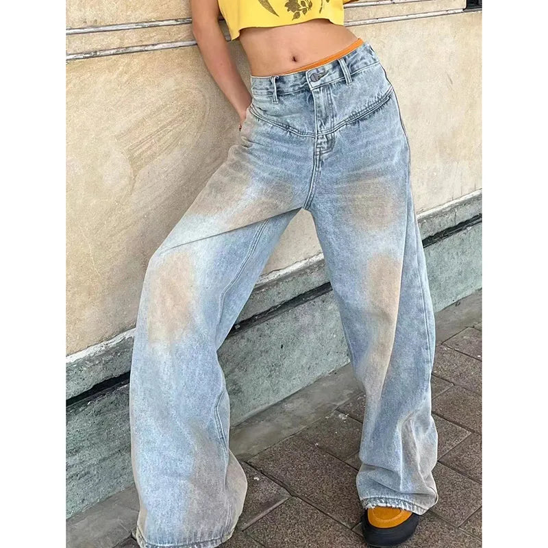 Y2k Oversize Denim Aesthetic