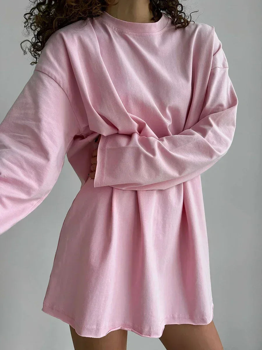 BC  Cotton Long Sleeve Loose Tops Shirts