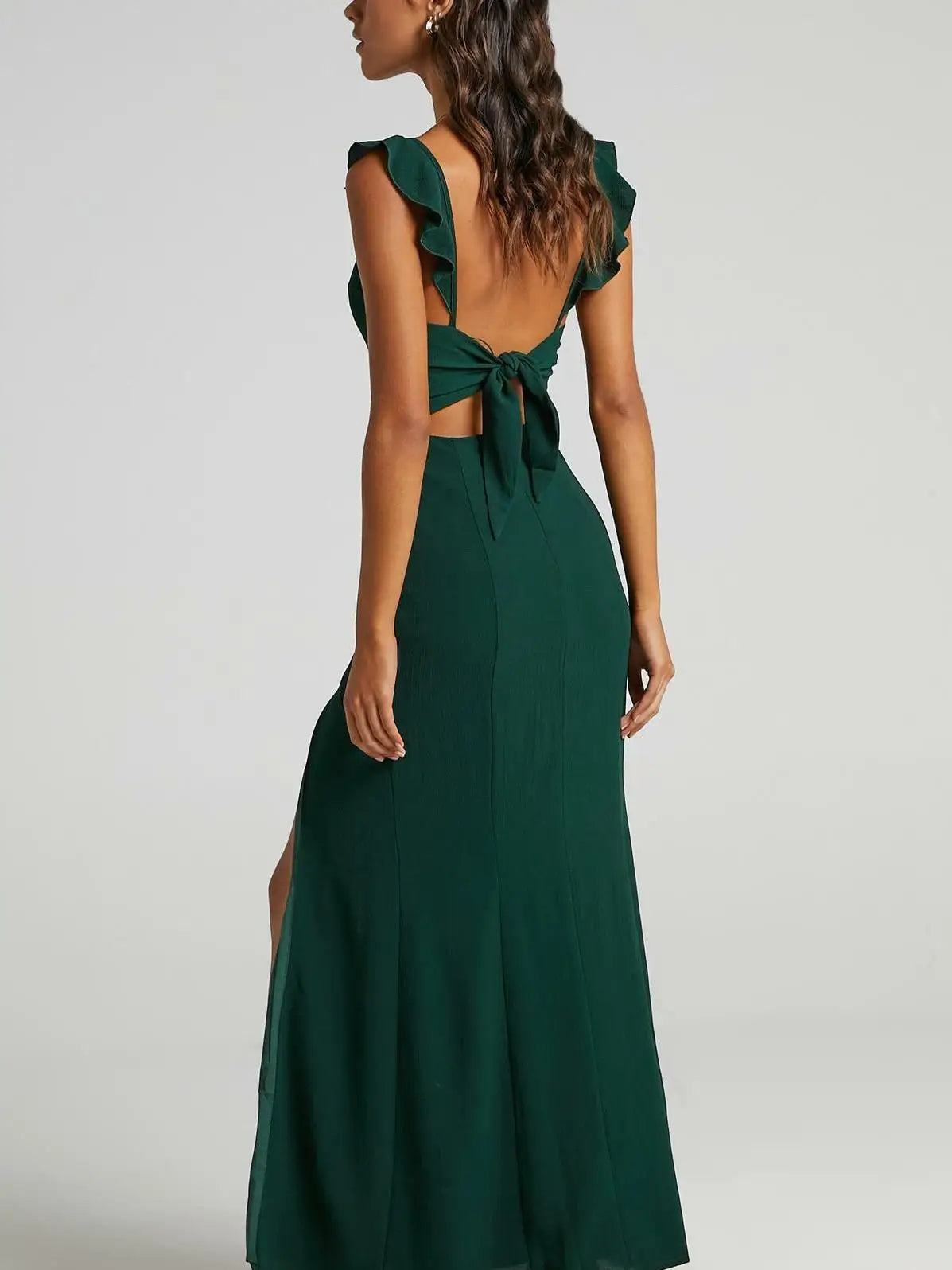 Ella Sleeveless High Slit Long Dress
