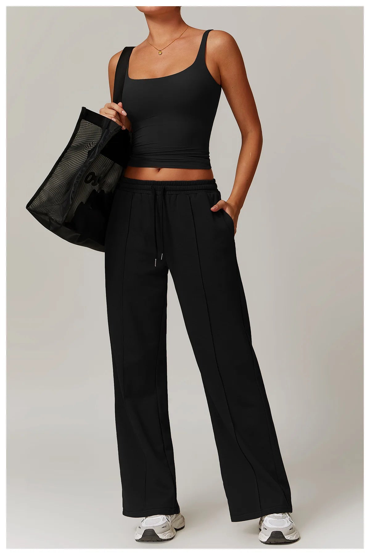 BC  Elastic Built In Bra Tank Top