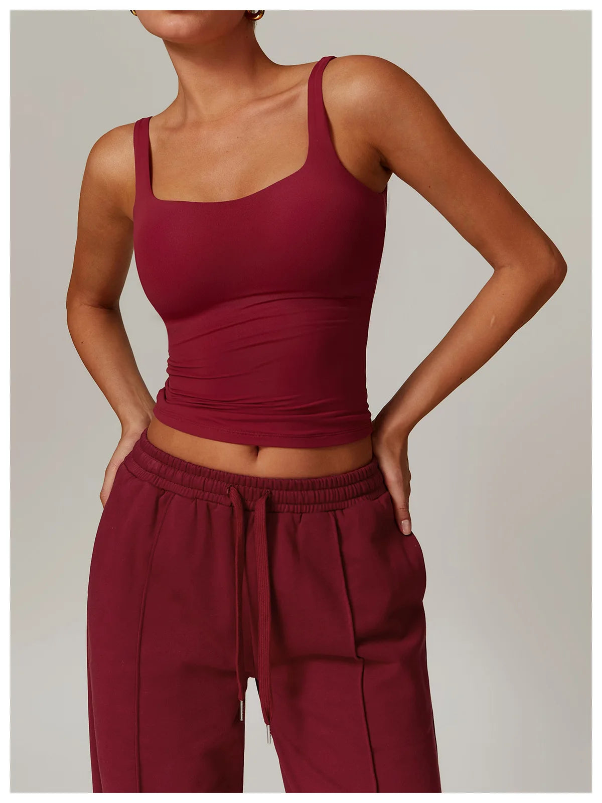 BC  Elastic Built In Bra Tank Top