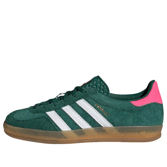 adidas Gazelle Indoor Shoes 'Collegiate Green Pink'